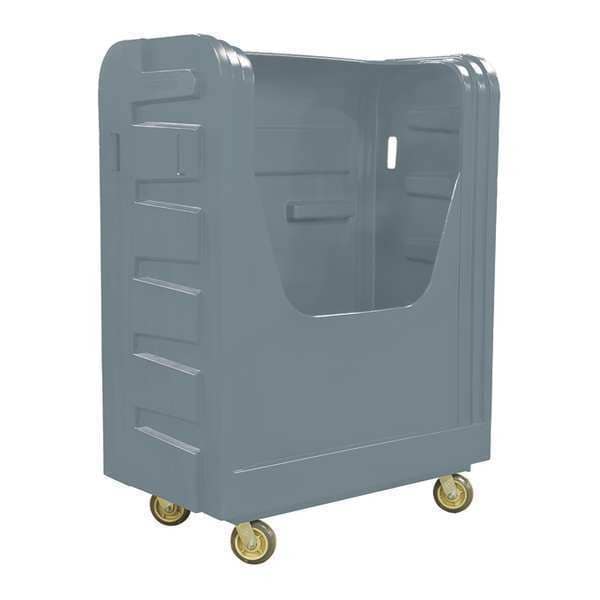 Royal Basket Trucks Bulk Poly, 48 Cu ft., Gray, C - R48-GRX-BFC-6UNN