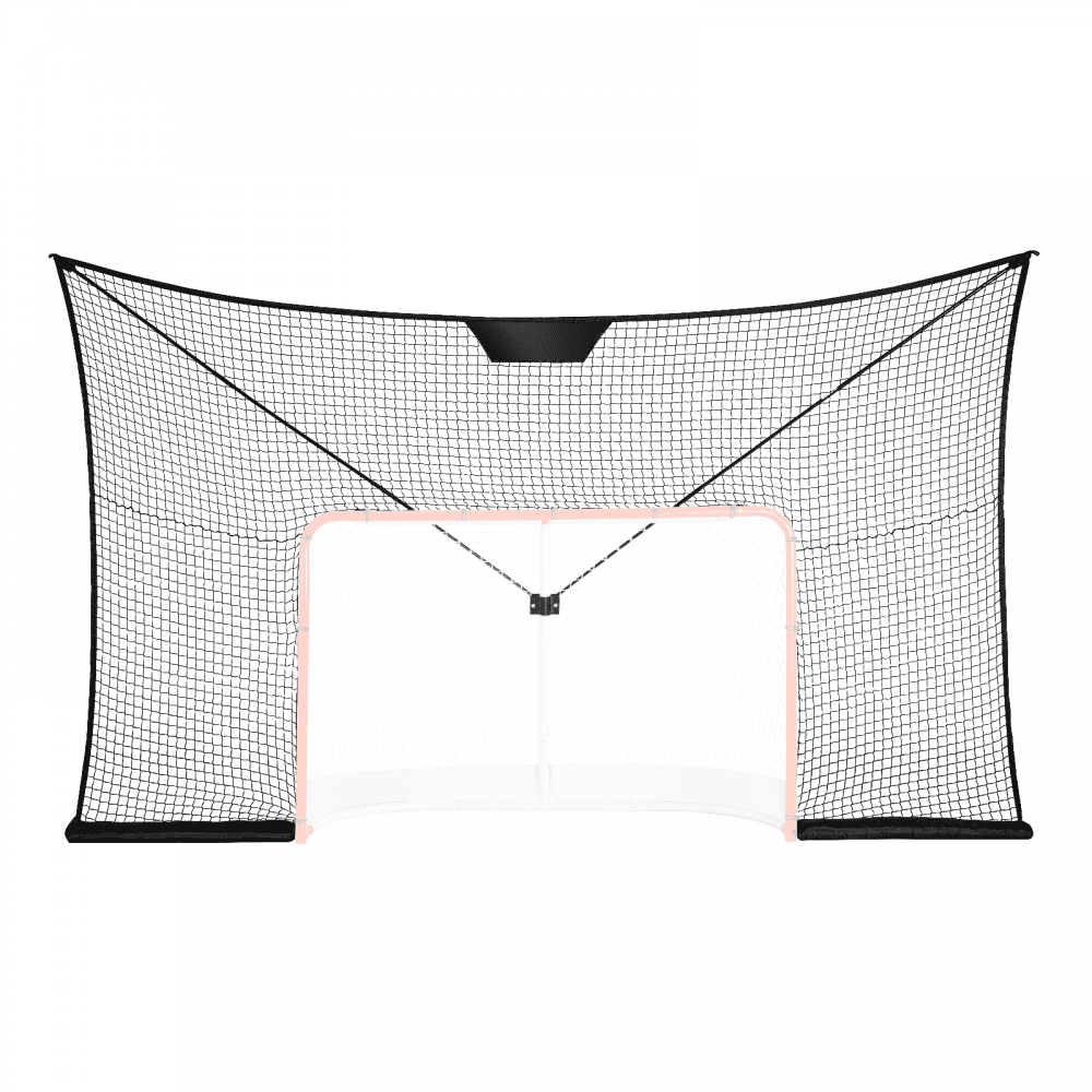 VEVOR Hockey Goal Backstop Net Street Hockey Sport Target Netting Outdoor 12x7FT - QGQLXTZFDWBH80HFPV0