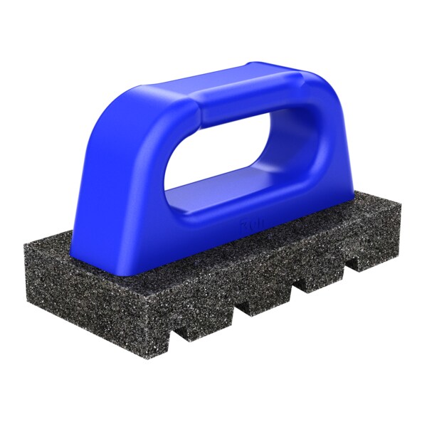 Bon Tool Rub Brick, Fluted 6" X 3" X 1", 20 Grit, Plastic Handle - 12-177