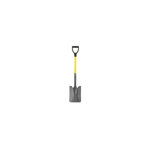 Bon Tool Bon 28-109 Shovel, Squareuare Point 27" D Fiberglass Handle - 28-109
