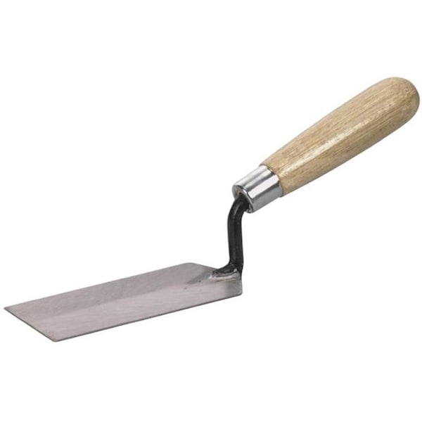 Marshalltown QLT Margin Trowel, 5 in L Blade, 1-1/2 in W Blade, Steel Blade, Hardwood Handle - 934
