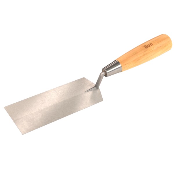 Bon Tool Bon 11-868 Margin Trowel, Carbon Steel 6" X 2" Xl Wood Handle - 11-868
