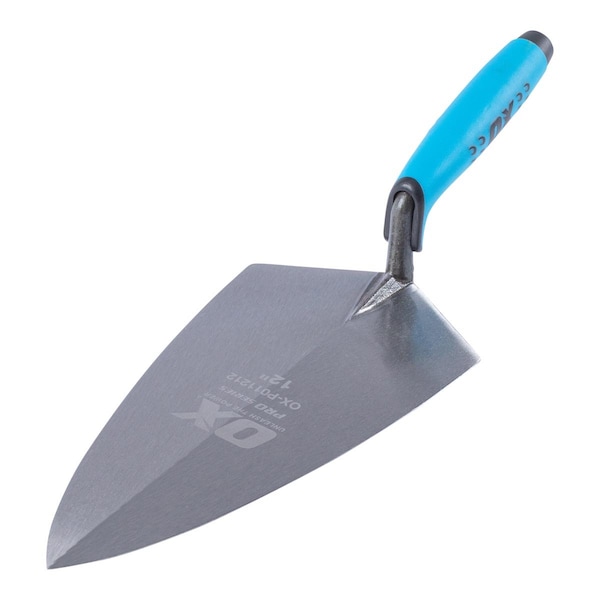 Ox Tools Pro Philadelphia Pattern Brick Trowel - OX Grip | 12" / 305mm - OX-P011212