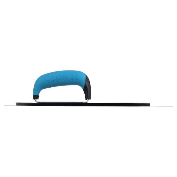 Ox Tools Pro SST Pointed Flooring Finishing Trowel - OX Grip | 4.5" x 16" / 115mm x 405mm - OX-P018716