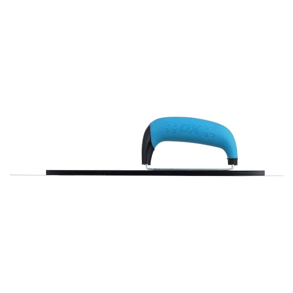 Ox Tools Pro SST Pointed Flooring Finishing Trowel - OX Grip | 4.5" x 16" / 115mm x 405mm - OX-P018716