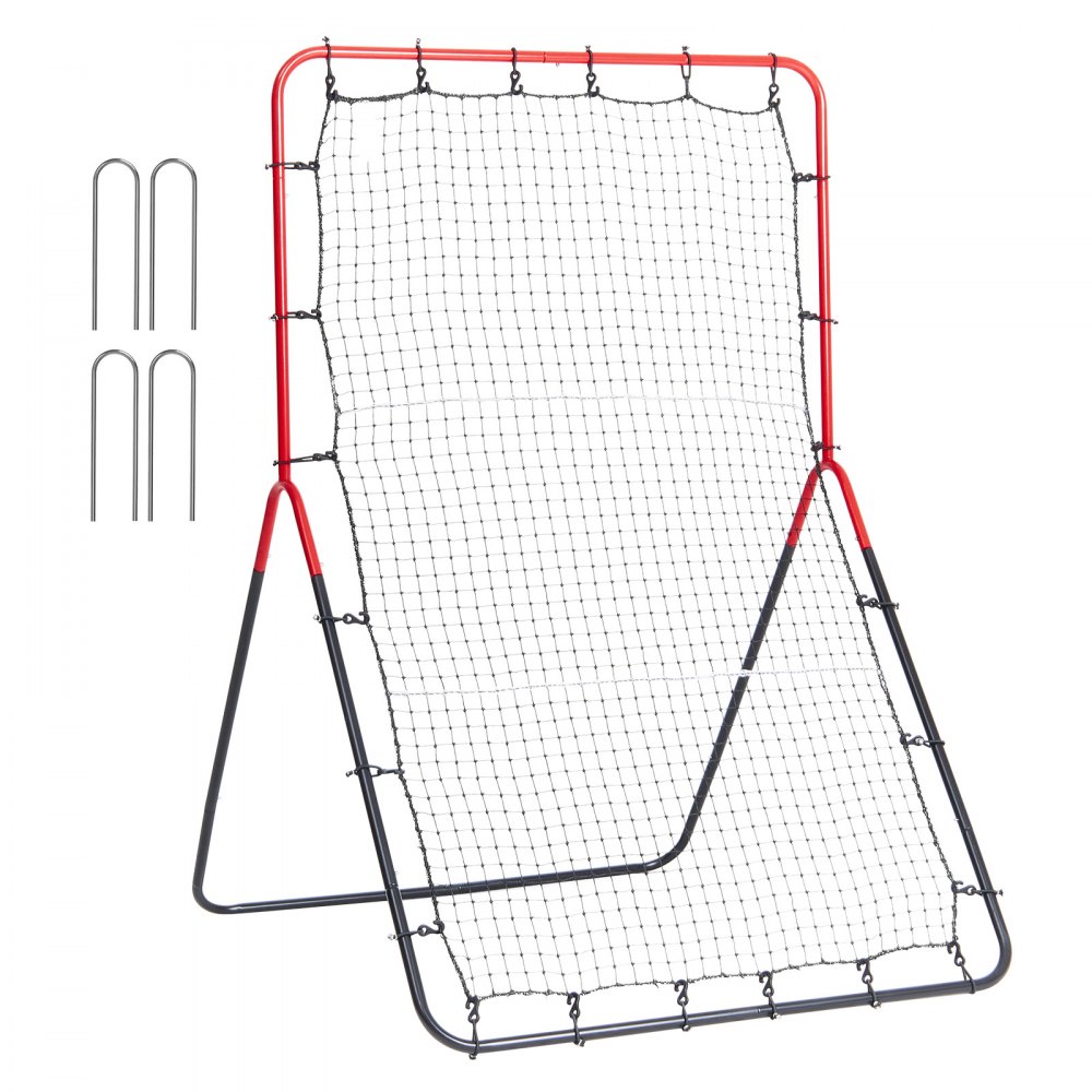 VEVOR Baseball And Softball Rebounder Net 3x4.5 ft PitchBack 3-Way Trainer - BQHDWDYXWGDJV7BWFV0