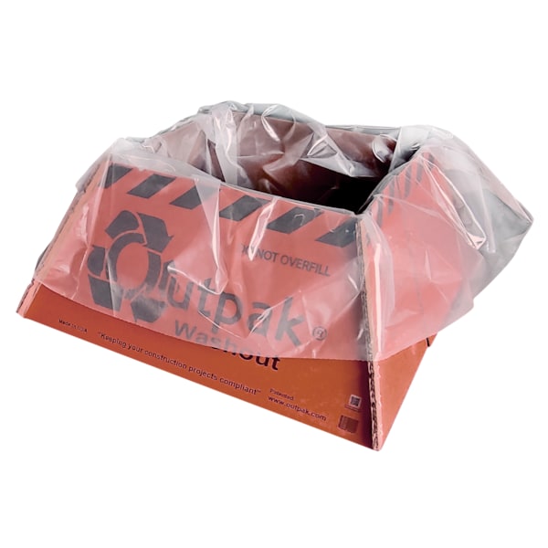 Outpak Washout Corrugated Disposable Construction Washo - 945-123030