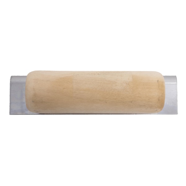 Qlt Stainless Steel Hand Edger, Concrete Edger, Straight End, 6 x 2 1/2 inch Edger, 1/4 inch Radius - CE502S