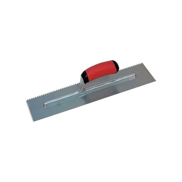 Tool NT676 11 x 4.5 in. Soft Grip Notched Trowel with V-Soft Grip Handle - TO715271