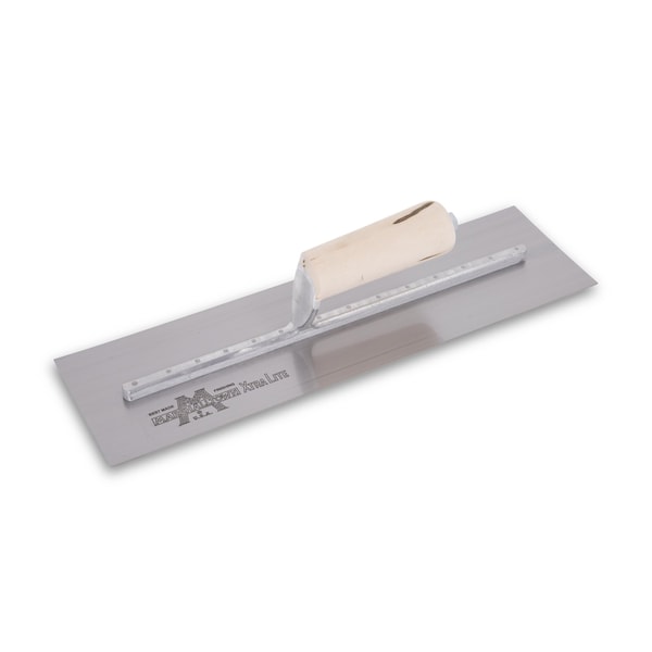 Marshalltown Concrete Finishing Trowel, High Carbon Steel Trowel, Concrete Trowel, 16 x 4 inch Trowel - MX66