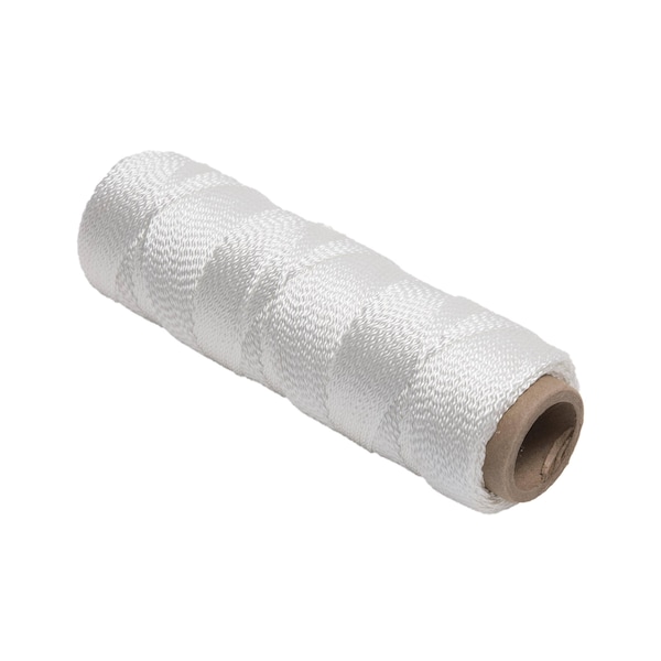 Marshalltown Mason's Line, Archaeology Line, Braided Nylon, 250 feet Line, #18, White - 622