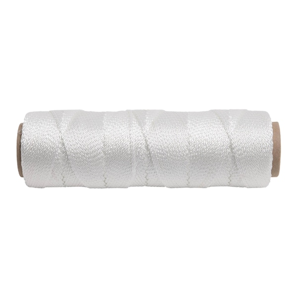 Marshalltown Mason's Line, Archaeology Line, Braided Nylon, 250 feet Line, #18, White - 622
