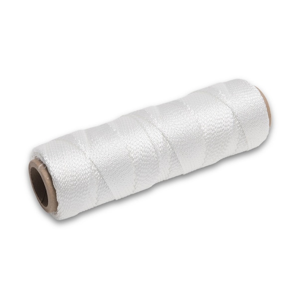 Marshalltown Mason's Line, Archaeology Line, Braided Nylon, 250 feet Line, #18, White - 622