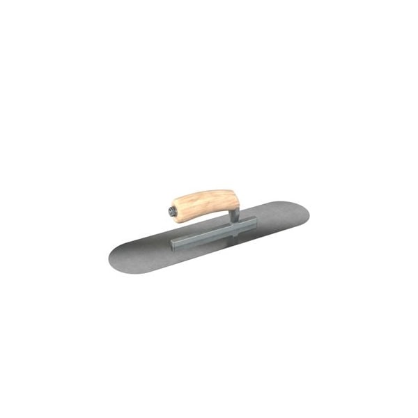 Steel City Trowels By Bon Bon 66-211 Pool Trowel, Carbon Steel, 20 X 5, Wood - 66-211