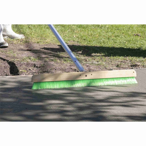 Marshalltown Wood Backed Concrete Brooms, Nylon Concrete Broom, Texture Broom, 24 inch Broom - 6560