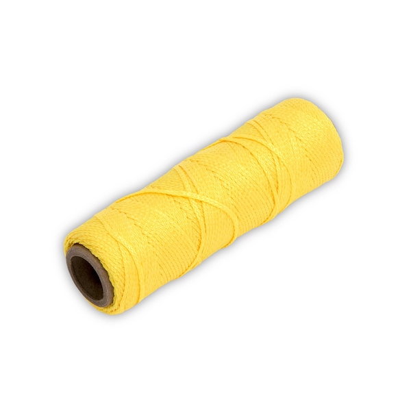 Marshalltown Mason's Line, Archaeology Line, Braided Nylon, 500 feet Line, #18, Yellow - 624