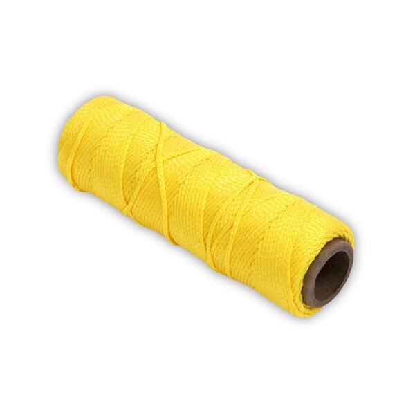 Marshalltown Mason's Line, Archaeology Line, Braided Nylon, 500 feet Line, #18, Yellow - 624