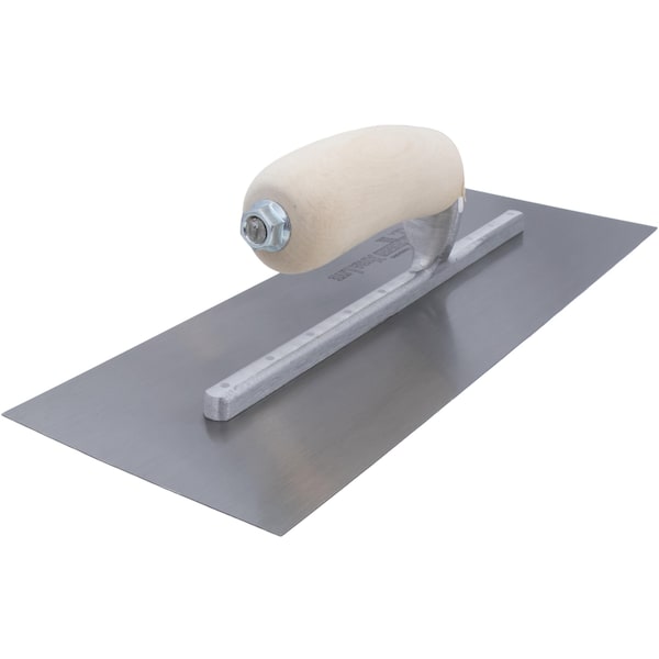 Marshalltown Concrete Finishing Trowel, High Carbon Steel Trowel, Concrete Trowel, 14 x 3 inch Trowel - MXS57
