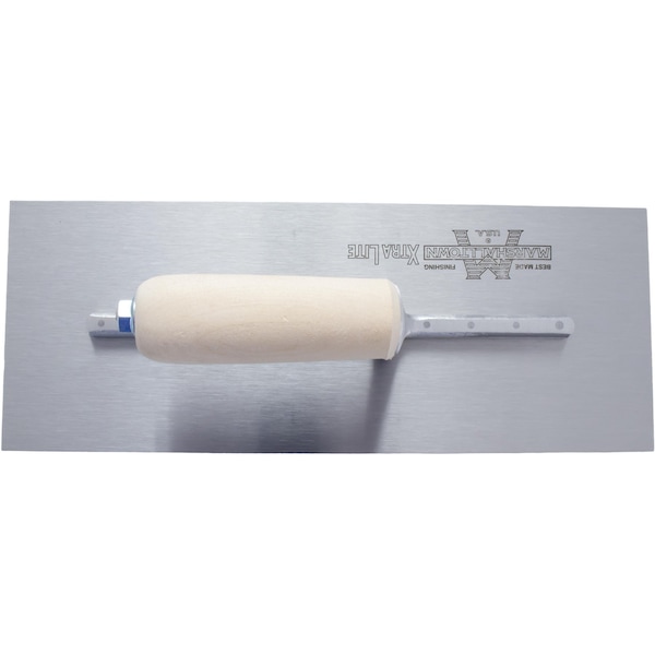 Marshalltown Concrete Finishing Trowel, High Carbon Steel Trowel, Concrete Trowel, 14 x 3 inch Trowel - MXS57