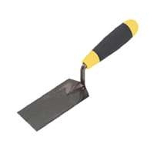 M-D Margin Trowel, 5 in L Blade, 2 in W Blade, Carbon Steel Blade, Ergonomic Handle, Hardwood Handle - 49120