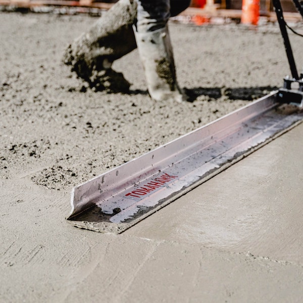 Tomahawk Power 6ft Aluminum Concrete Screed Blade Board Straight Edge - TSB6-E