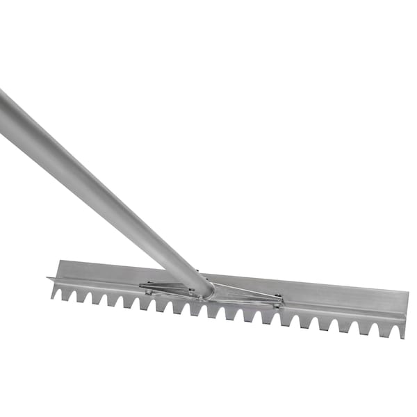 Kraft Tool Flat Teeth Magnesium Asphalt Lute, 24 - GG824F-6