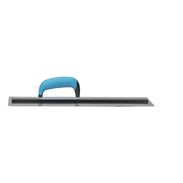 Ox Tools Pro SST Square Cement Finishing Trowel - OX Grip | 4.5" x 20" / 115mm x 508mm - OX-P018820
