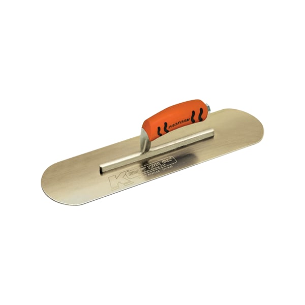 Kraft Tool Gold Stainless Steel Pool Tro, 12"x3-1/2 - CF276PF