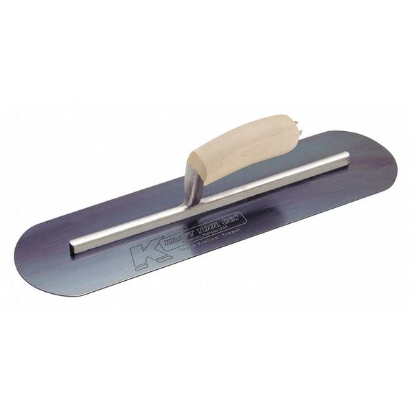 Kraft Tool Burn Trowel, Wood Handle, 12x3" - CF470