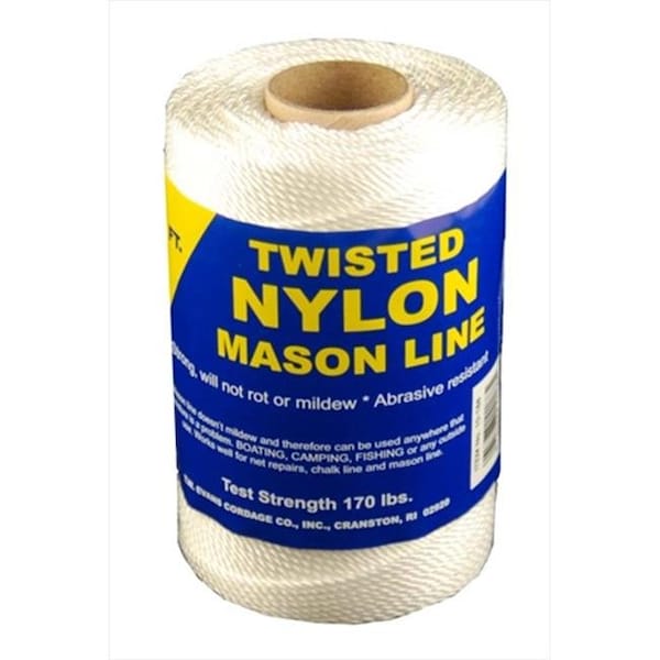 T.W. Evans Cordage Co Inc T.W. Evans Cordage 10-094 Number 9 Twisted Nylon Mason Line with 480 ft. - 10-094