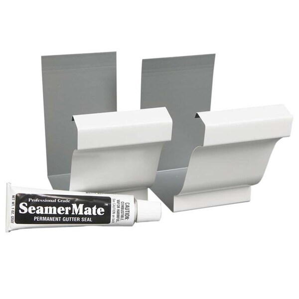 Amerimax Home Products Aluminum K Gutter Seamers, White - 5756465