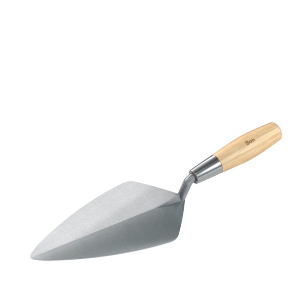 Bon Tool Bon 72-532 Brick Trowel Forged 10" Narrow London Wood Handle - 72-532