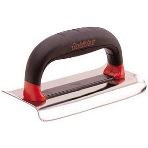 Goldblatt G06235 6 x 3.25 R in. x 0.37 L in. Heavy Duty Stainless Steel Edger - GO573315