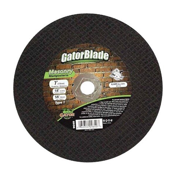 Gator Grit 9640 7 x 012 x 063 in Masonry Wheel - 2463842