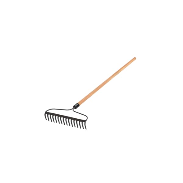 Bon Tool Bon 84-212 Bow Head Rake, 16 Teeth 54" Wood Handle - 84-212
