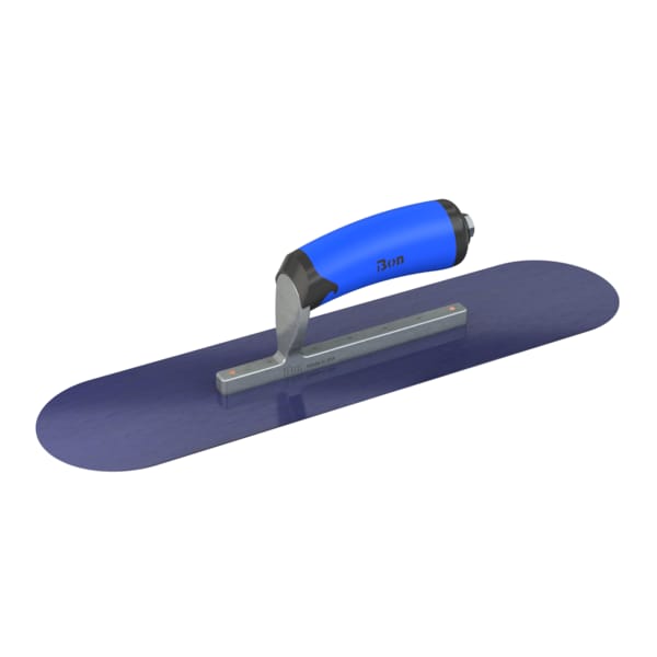 Steel City Trowels By Bon Bon 67-166 Pool Trowel, Blue Steel, 16 X 4, Comfort Grip - 67-166