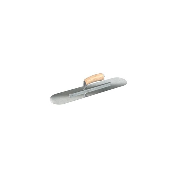 Bon Tool Razor Stainless Steel Pool Trowel - 20-1/2" x 4-1/2" with Camel Back Wood Handle - 66-283
