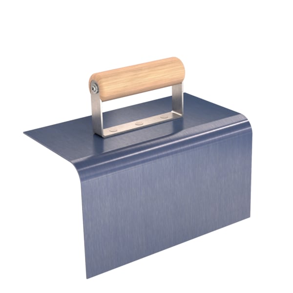 Bon Tool Curb Tool, Outside 9" X 5", 3/4" Radius 5" Lip Wood Handle - 12-527