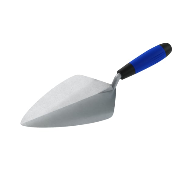Bon Tool Bon 72-439 Brick Trowel, Carbon Steel Wl 10" Comfort Grip Handle - 72-439