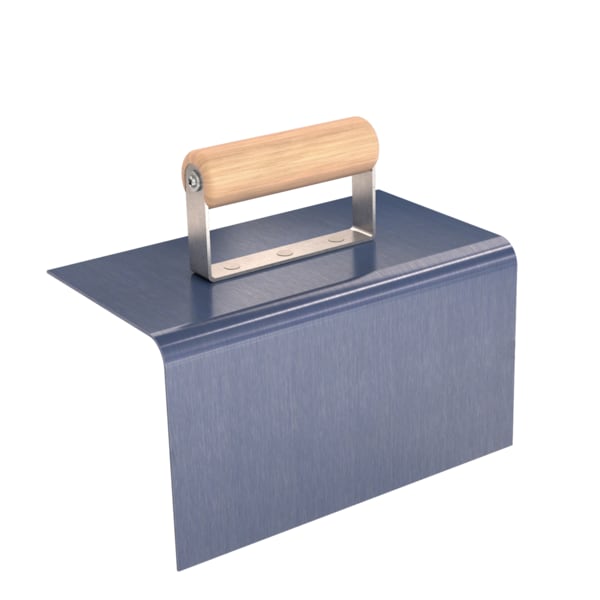 Bon Tool Curb Tool, Outside 9" X 5", 1/2" Radius 5" Lip Wood Handle - 12-526