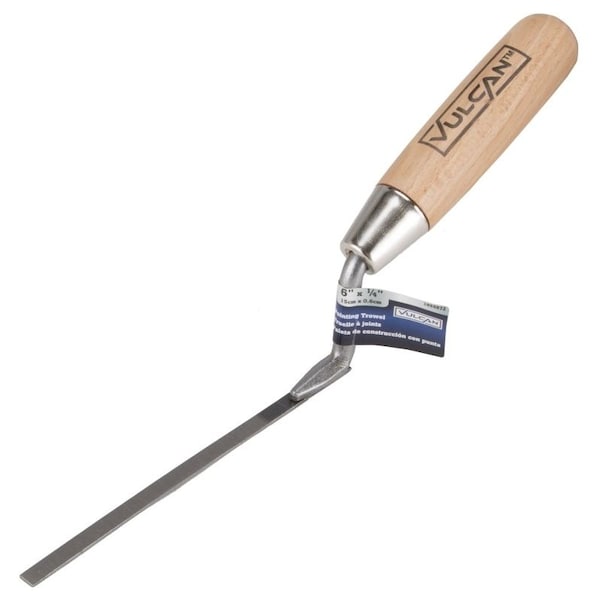 Vulcan Tuck Pointing Trowel, 6 in L, Steel, Ergonomic Handle - DYT00323L