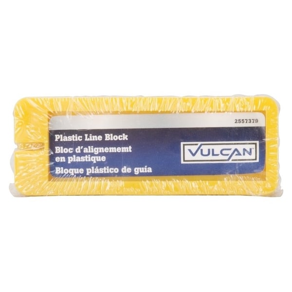 Vulcan Masonry Line Block, 1-1/4 in W, Yellow - 31056