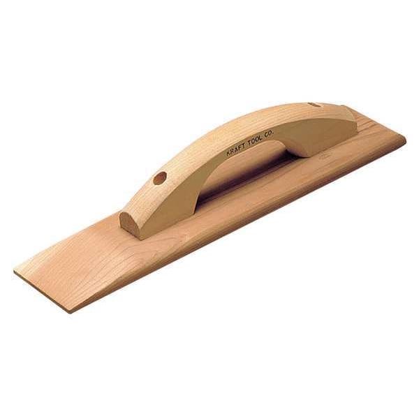 Kraft Tool Concrete Float, Sq, 3-1/2 x 18 in, Redwood - CF257