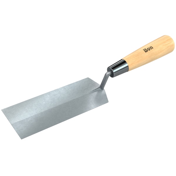 Bon Tool Bon 12-200 Margin Trowel, Carbon Steel 6" X 2" Wood Handle - 12-200
