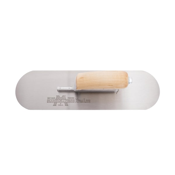 Marshalltown Pool Trowel, Carbon Steel, Concrete Trowel, 14 x 4 inch Trowel, 6 Rivets - SP14