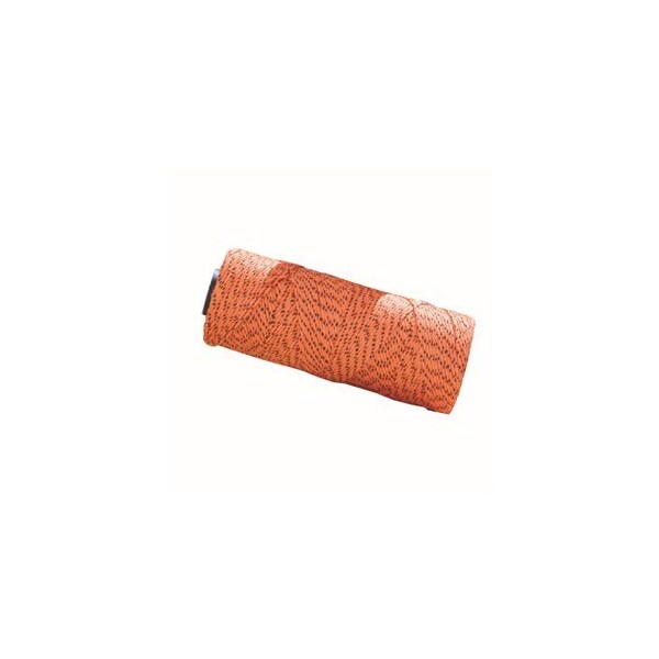 Bon Tool Bon 11-259 Line, Nylon No.18 Bonded, 500 Foot Orange/Black - 11-259