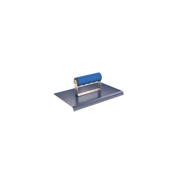 Bon Tool Edger, Blue Steel 9" X 6", 3/8" Radius 1/2" Lip Comfort Grip Handle - 22-733