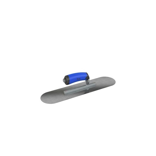 Steel City Trowels By Bon Bon 67-210 Pool Trowel, Carbon Steel, 18 X 5, Comfort Grip - 67-210