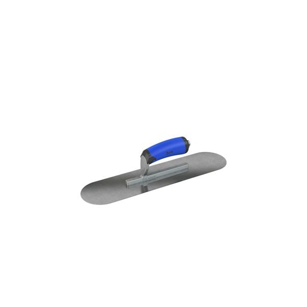 Steel City Trowels By Bon Bon 67-210 Pool Trowel, Carbon Steel, 18 X 5, Comfort Grip - 67-210