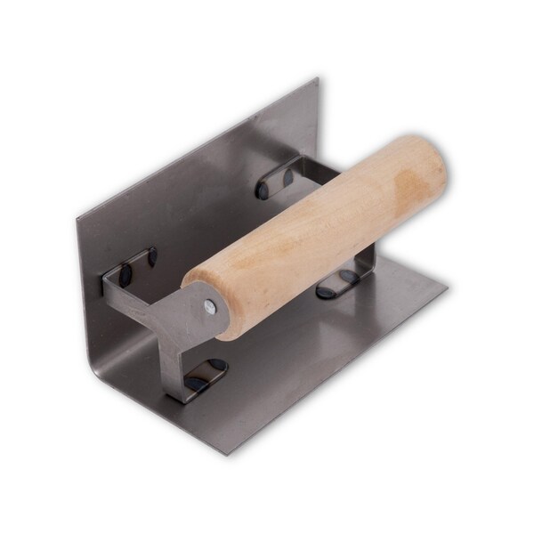 Qlt Concrete Corner Trowel, Stainless Corner Trowel, Step Trowel, 5 x 2 1/2 in Inside Corner Trowel - 941